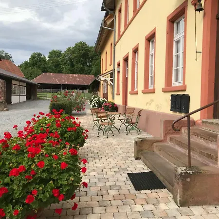 Elegantes Gaesteapartment Verano In Schloss Und Hofgut Langenzell Wiesenbach Eksteriør billede